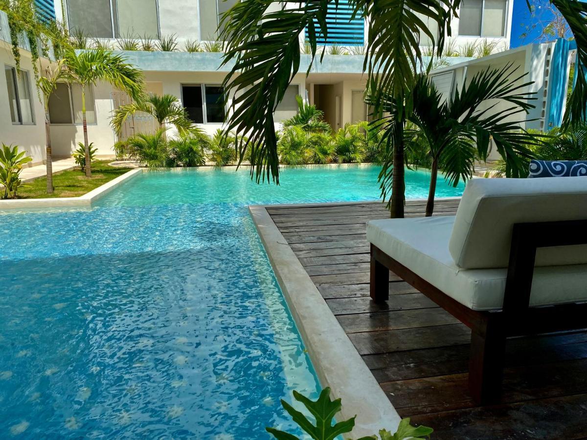 Rosa Azul Tulum Aparthotel Buitenkant foto