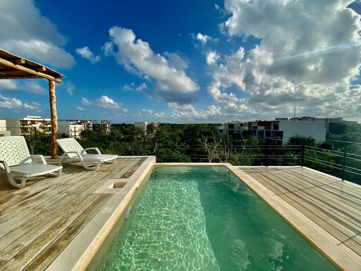 Rosa Azul Tulum Aparthotel Buitenkant foto
