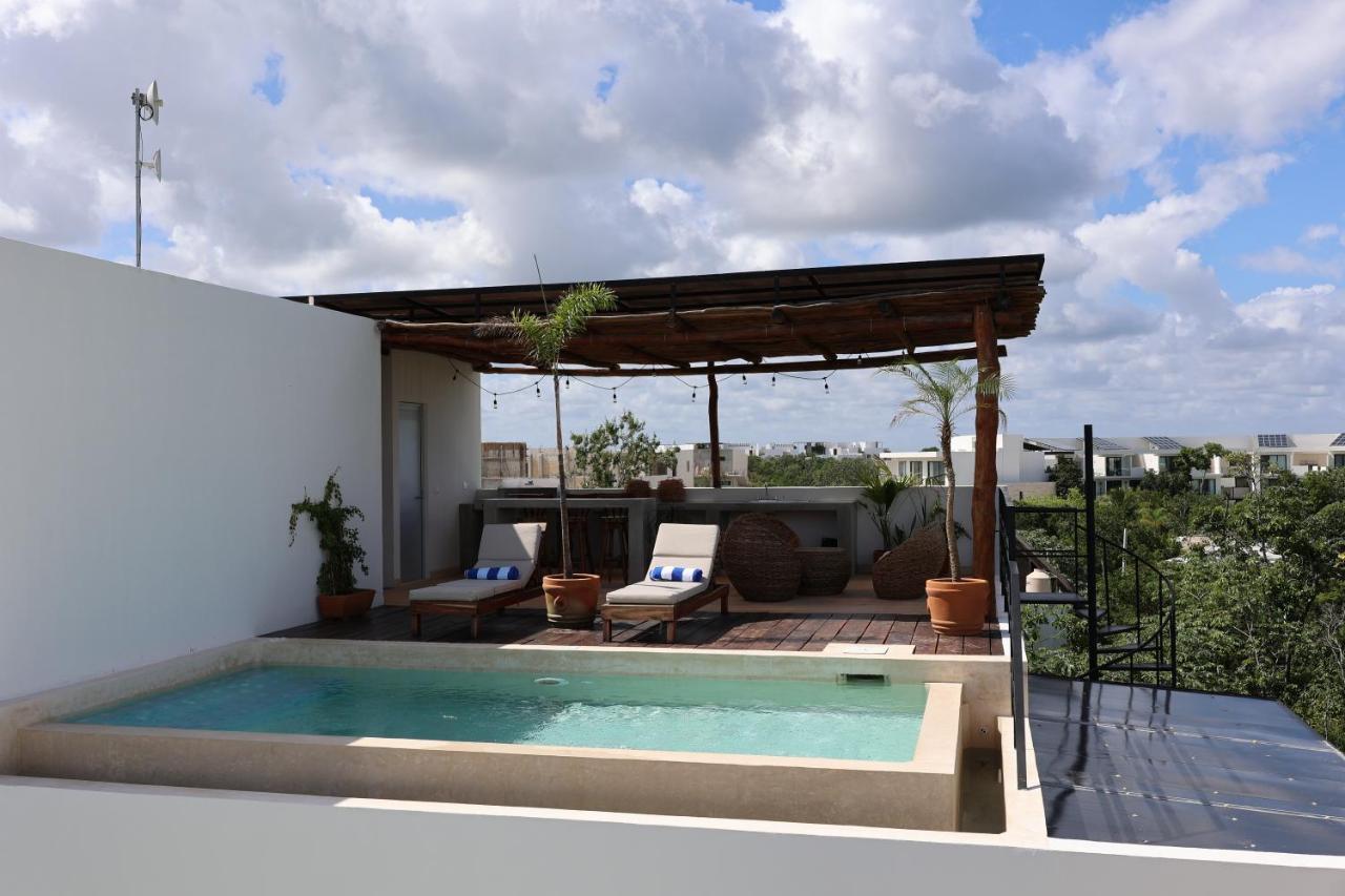 Rosa Azul Tulum Aparthotel Buitenkant foto