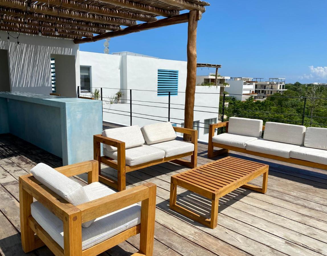 Rosa Azul Tulum Aparthotel Buitenkant foto