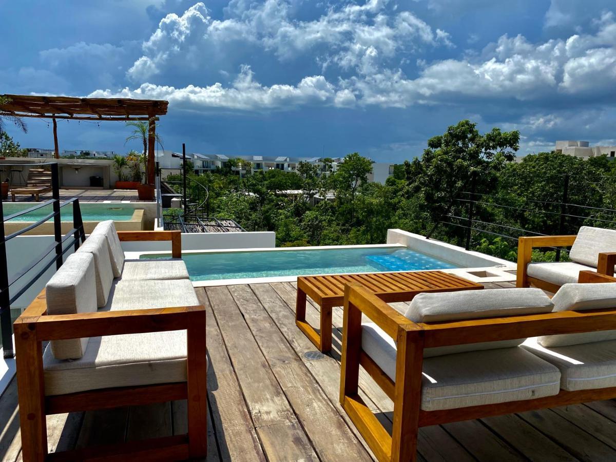 Rosa Azul Tulum Aparthotel Buitenkant foto