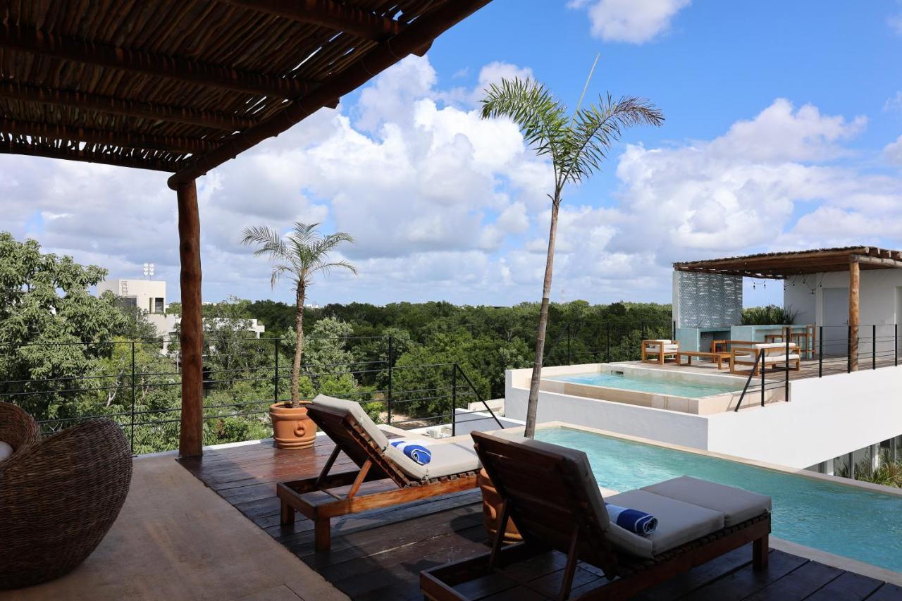 Rosa Azul Tulum Aparthotel Buitenkant foto